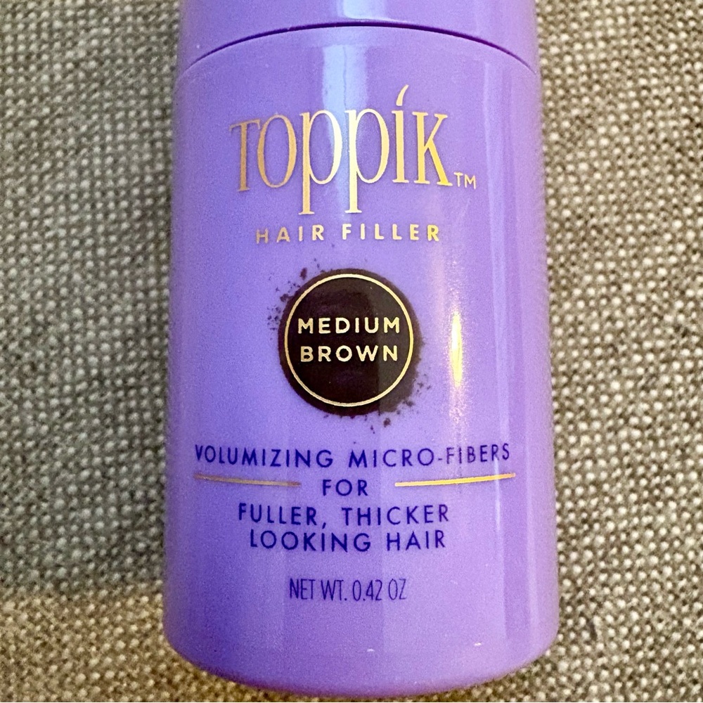 NEW Toppik Hair Filler Volumizing Micro-Fibers in Medium Brown - Picture 5 of 13